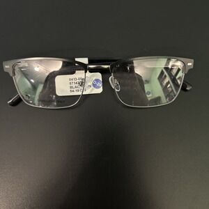 Walmart Eyewear 0413-05 Black/Gunmetal 54-19-145 NWT Frames Only